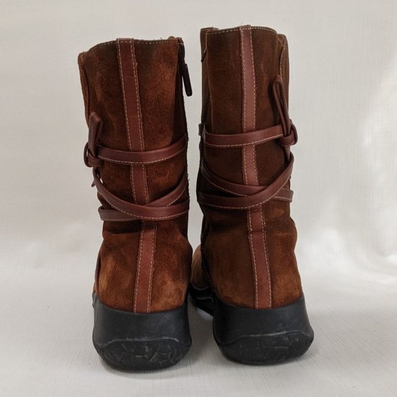 Clarks Artisan Collection Mid-calf Tan Boots 9.5M - Picture 5 of 12